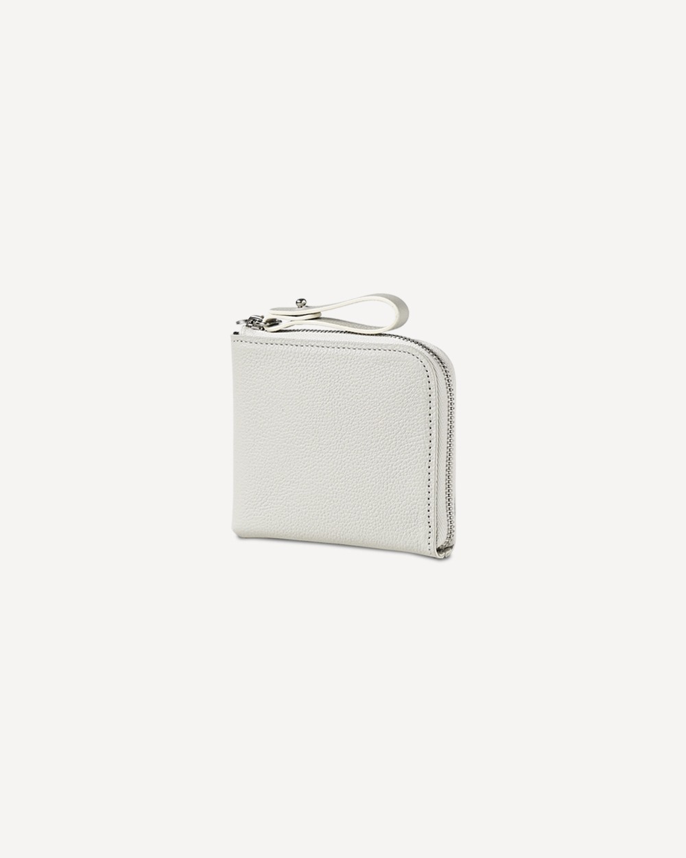 Roomy Zipper Wallet / Light gray