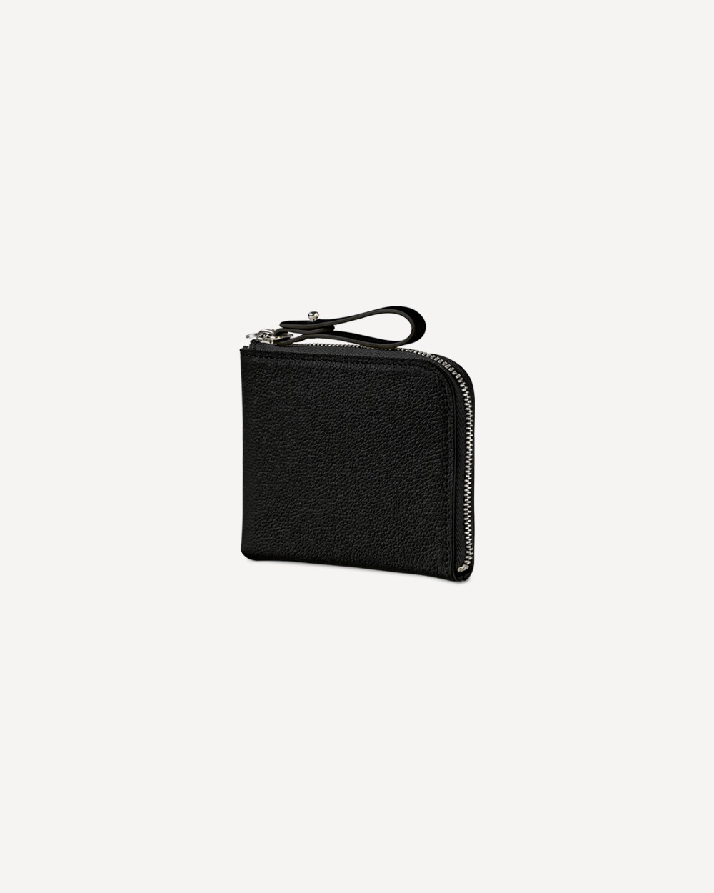 Roomy Zipper Wallet / Black