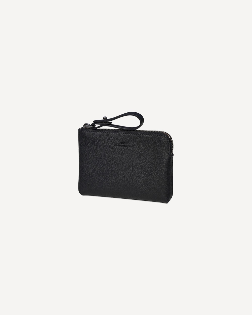 Proper Zipper Wallet / Black